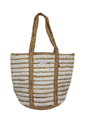 Tas Stripe Beach Wit