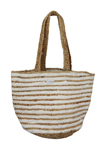 Tasche Streifen Weiß