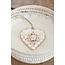 ibzhome Decoración mural Shell Heart Off White