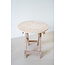 ibzmode living Folding Table Round Sari Off White