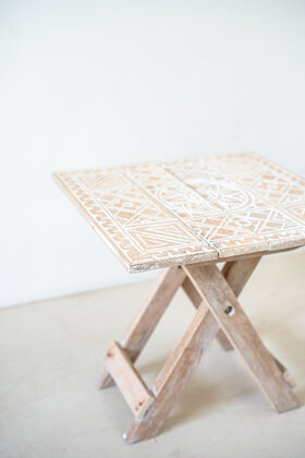 Table pliante Square Sari Off White