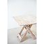 ibzmode living Table pliante Square Sari Off White