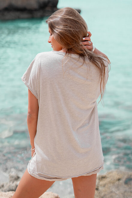 Camisa Lusiana Taupe