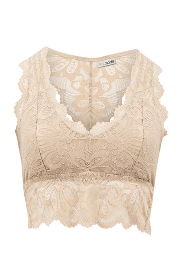 Bralette Lace Taupe