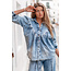 ibzmode Denim-Bluse Pancha Blau