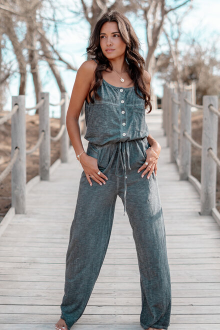 Strap Jumpsuit Evelyn Anthracite