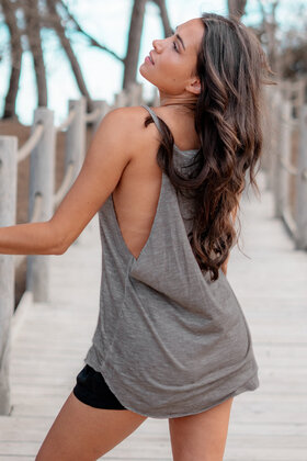 Halter Top Lilian Anthracite