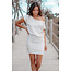 ibzmode Short Dress Lusia Ecru