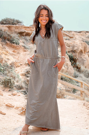 Maxikleid Lili Anthrazit
