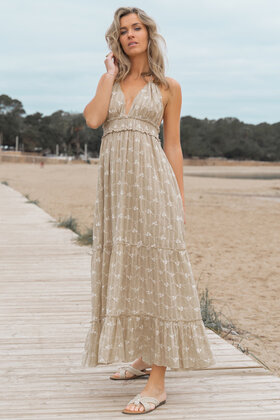 Vestido Halter Chaya Arena