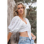 ibzmode Wrap Top Mia White