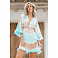 ibzmode Kleid Schmetterling Aqua