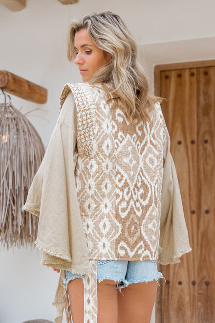 Waistcoat Luzia Desert Natural