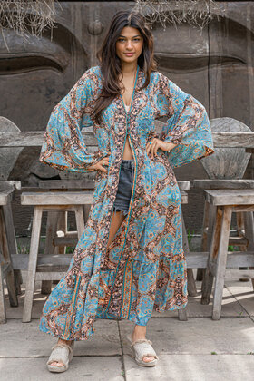 Kimono Carrie Blau