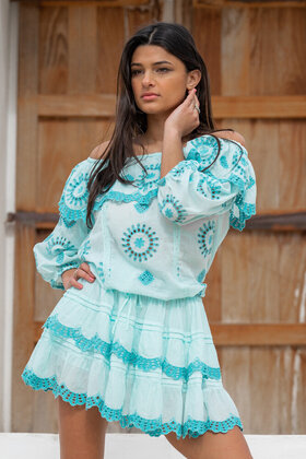 Jupe-short Gisele Menthe
