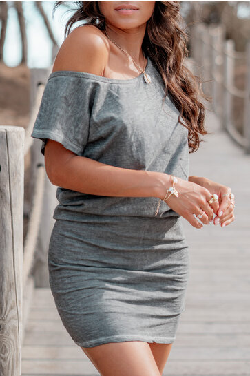 Short Dress Lusia Antracite