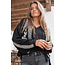 ibzmode Blusa Boho Rayas Negro