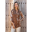 ibzmode Long Blouse Alba Tie Dye Silk Brown