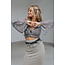 Moost Wanted Wrap blouse Aura Dusty Flower Grey