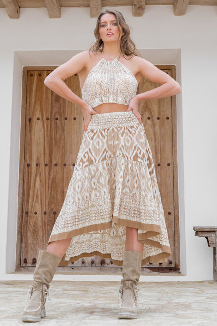 Falda Gitana Rafa Natural