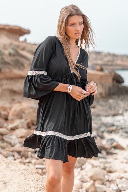 Tunic Isabella Crochet Black