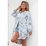 ibzmode Blusa Larga Kyara Azul Tie Dye