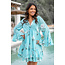 ibzmode Robe courte Anna Bloom Turquoise