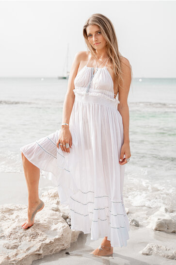 Halter Dress Mila White