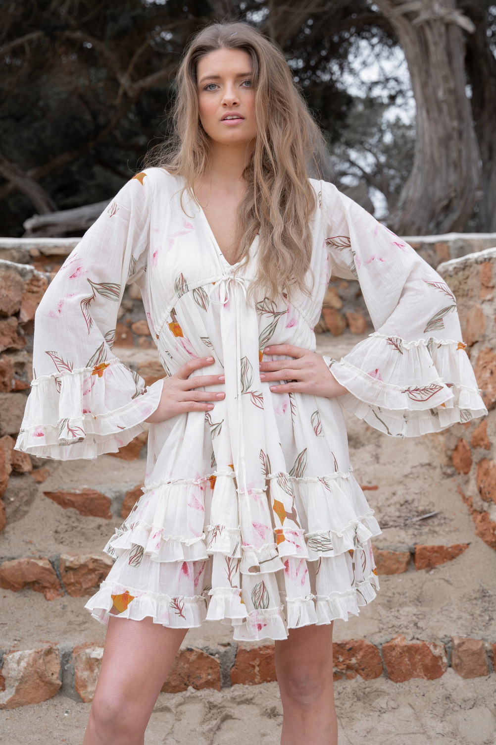 ibzmode Robe courte Yola Paradise Beige