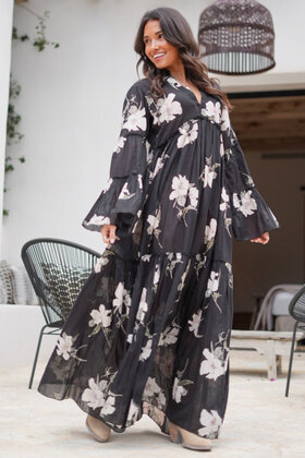 Kleid Lucia Bloom Schwarz
