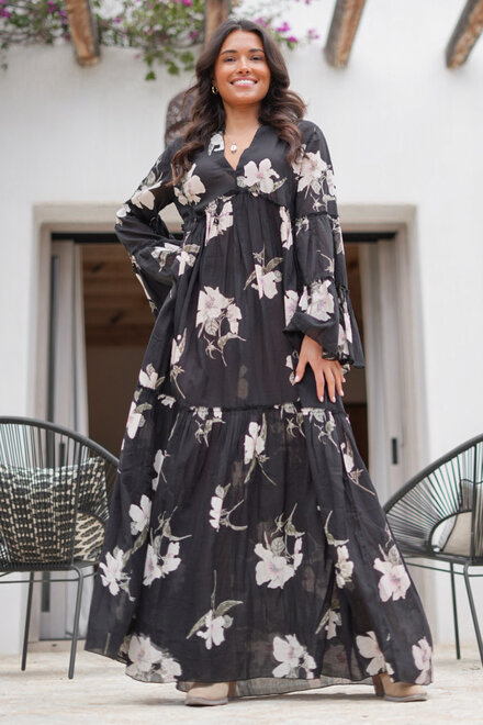 Kleid Lucia Bloom Schwarz