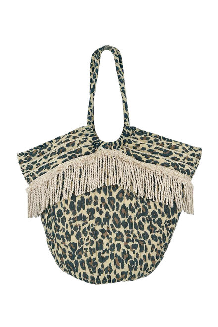Sac Elvio Leopard Noir