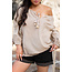 ibzmode Bluse Ida Taupe