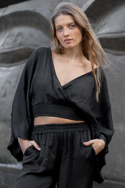 Top Zoia Silk Black