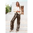 ibzmode Trousers Brisa Tie Dye Silk Khaki