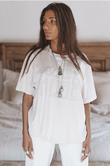 The Muse Artwork T-Shirt Light Beige