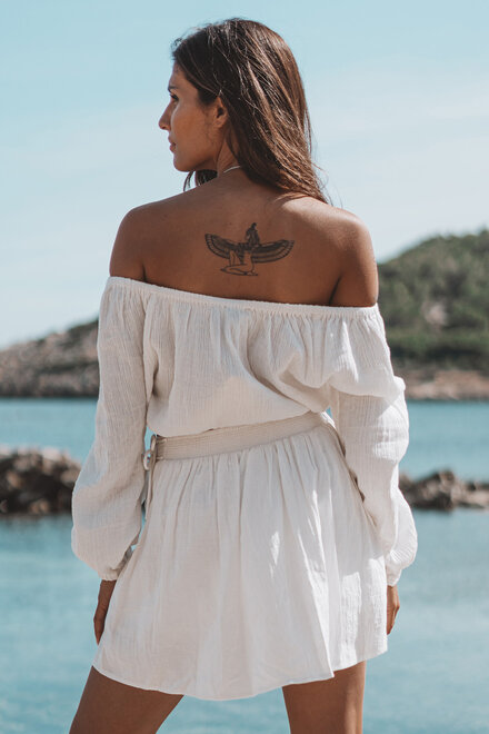 Noel Cotton Top Off White