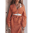 Moost Wanted Evelin Wrap Top Terra