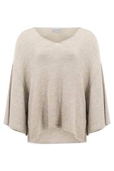 Nicky Boxy Top Light Beige