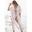 ibzmode Langer Kimono Laubig Weiß