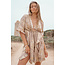 ibzmode Kimono corto Leafy Taupe