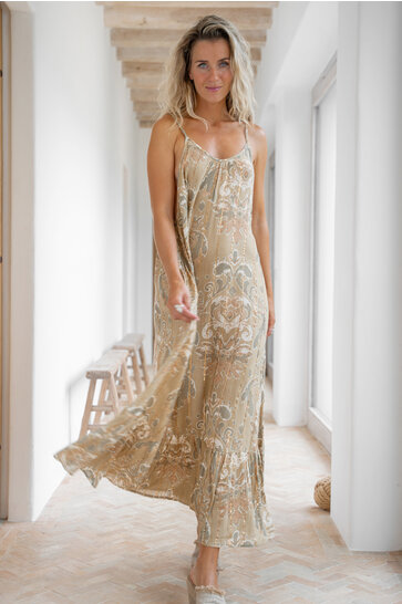 Dress Madia Baroque Khaki
