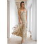 ibzmode Kleid Madia Barock Khaki