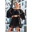 ibzmode Kurzer Kaftan Suze Schwarz