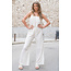 ibzmode Jumpsuit Pepita Elfenbein