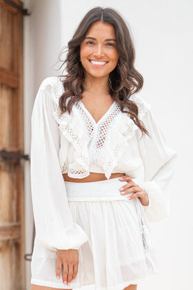 Crop Top Eli Ivory