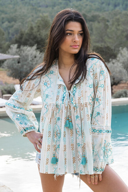 Blouse Paloma Aqua