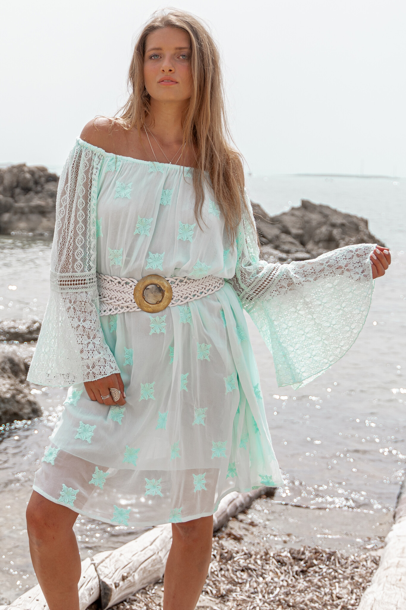 ibzmode Caftan court Suze Mint