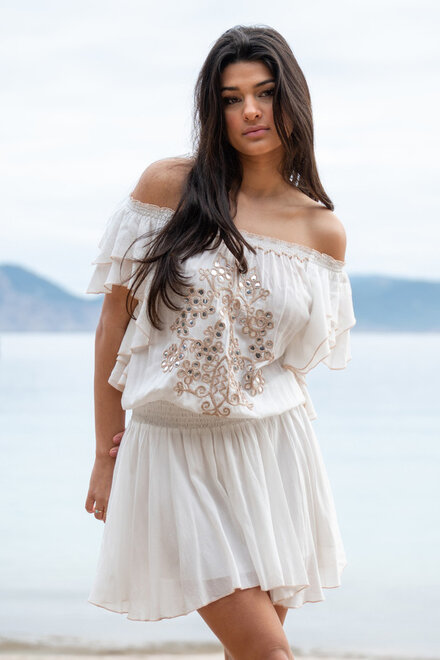 Dress Jairo Mirror White