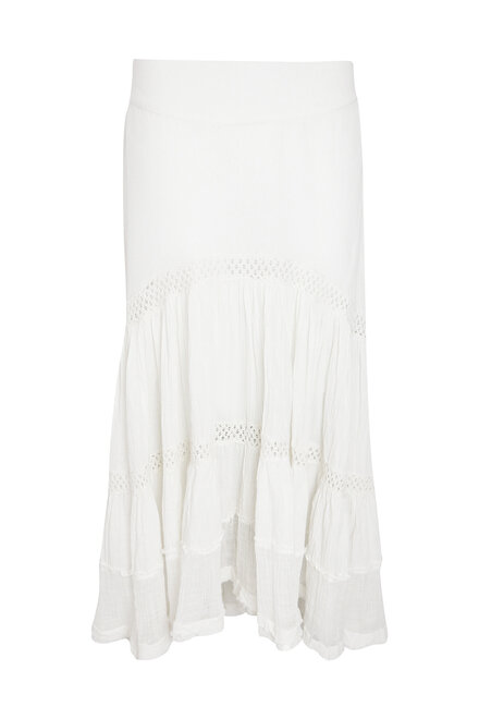 Maxi Skirt Gypsy White